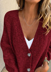 PRETTYGARDEN Cardigan Sweaters for Women Trendy Fall Long Sleeve Button Down Oversized Chunky Knit Sweater Outerwear