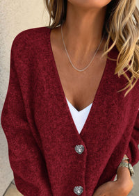 PRETTYGARDEN Cardigan Sweaters for Women Trendy Fall Long Sleeve Button Down Oversized Chunky Knit Sweater Outerwear