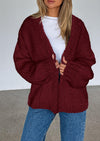 PRETTYGARDEN Cardigan Sweaters for Women Trendy Fall Fashion Long Sleeve Chunky Knit Cardigans Winter Clothing Outfits