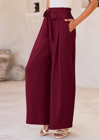 Wide Leg High Waisted Loose Pants
