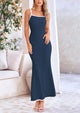 Bodycon Spaghetti Strap Wear Sleeveless Beach Maxi Dresses