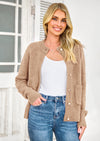 PRETTYGARDEN Women's Knit Cardigan Sweaters Casual Long Sleeve Open Front Button Up Ribbed Fall Spring Sweater Jackets