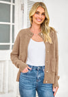 PRETTYGARDEN Women's Knit Cardigan Sweaters Casual Long Sleeve Open Front Button Up Ribbed Fall Spring Sweater Jackets