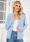 PRETTYGARDEN Women's Knit Cardigan Sweaters Casual Long Sleeve Open Front Button Up Ribbed Fall Spring Sweater Jackets