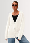 PRETTYGARDEN Cardigan Sweaters for Women Trendy Fall Long Sleeve Button Down Oversized Chunky Knit Sweater Outerwear