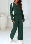 PRETTYGARDEN Lounge Sets for Women Two Piece Sweaters Pajama Set Fall Fashion Loungewear Outfits Matching Winter Clothes