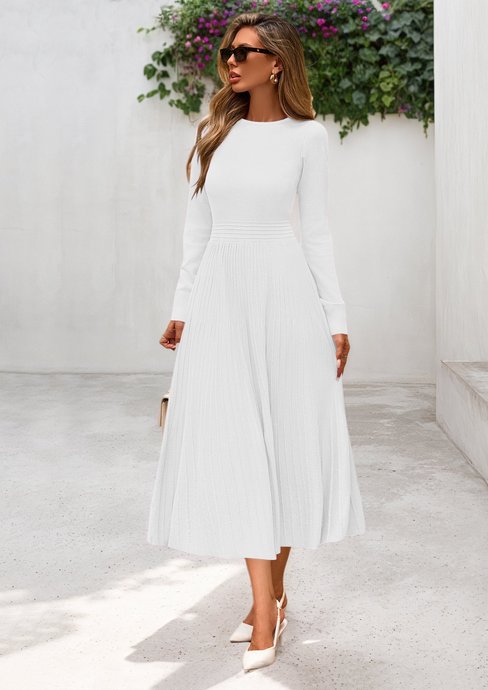 PRETTYGARDEN Women's Long Sleeve Mini Tunic Dress Casual Crewneck Loose Flo PRETTYGARDEN Women\u0027s Long Sleeve Deep V Neck Knit UK | Ubuy