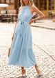 Sleeveless Halter Neck  Boho Dresses