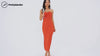 PRETTYGARDEN Women's Bodycon Long Dresses Summer Strapless Tube Twist Knot Front Ribbed Knit Maxi Cocktail Dress with Slit