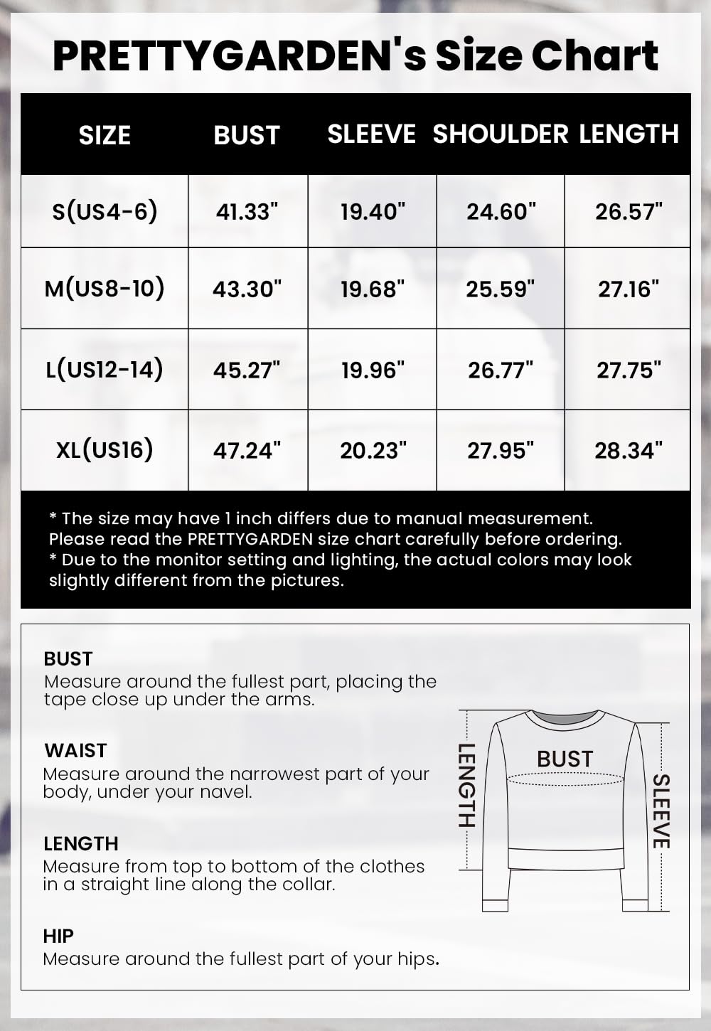 Casual Crew Neck Long Sleeve Pullover Ribbed Knit Loose Fit Sweaters