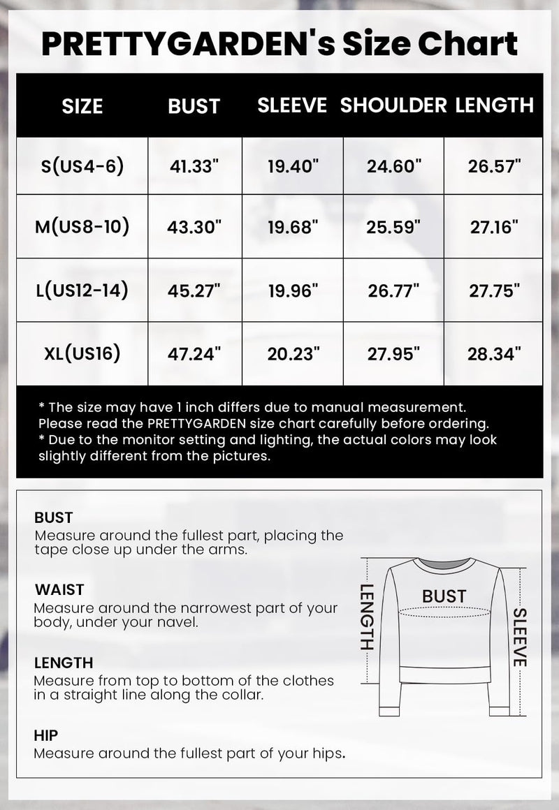 Casual Crew Neck Long Sleeve Pullover Ribbed Knit Loose Fit Sweaters