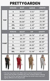 Two Piece Outfit Short Sleeve  Pullover Tops Tracksuits PRETTYGARDEN